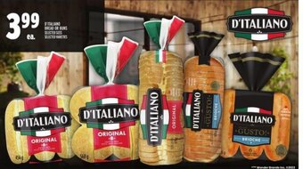 Metro D'ITALIANO BREAD OR BUNS offer