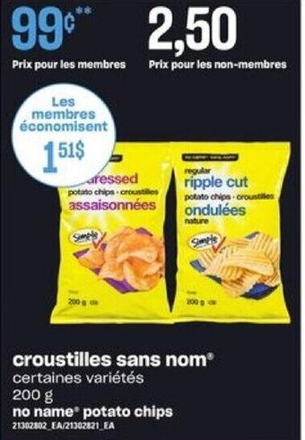 Provigo Croustilles sans nom offer