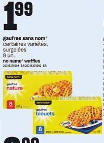 Provigo gaufres sans nom* certaines variétés, surgelées 8 un. offer