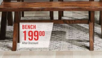 The Brick Plum dining bench offer