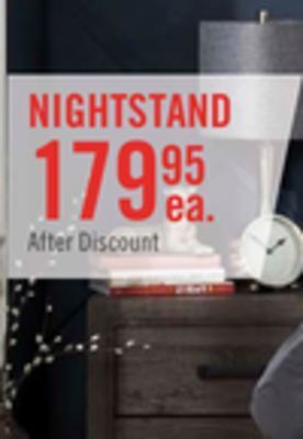 The Brick Kate nightstand - white offer