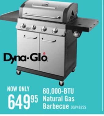 The Brick Dyna-glo 60,000 btu natural gas barbecue - dgp483ssn offer