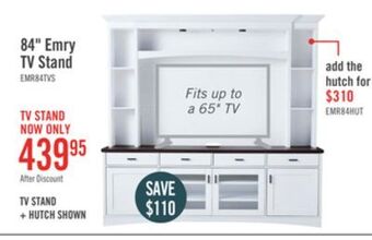 The Brick Emry 84 tv stand offer
