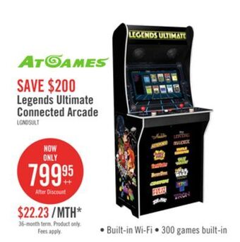 The Brick Atgames legends ultimate connected arcade offer