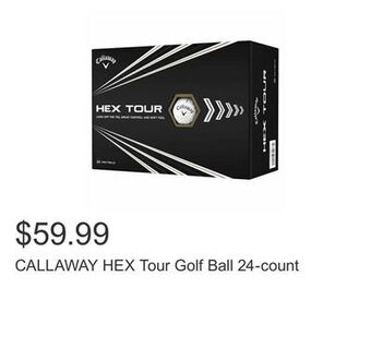 Costco Callaway hex tour golf ball 24-count offer