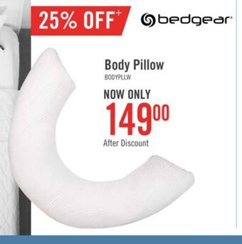 The Brick Bedgear body pillow offer