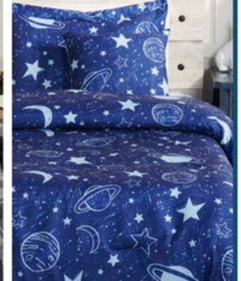 The Brick Galaxy 3-piece twin comforter set offer