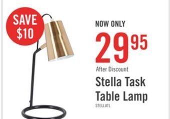 The Brick Stella desk/task lamp offer