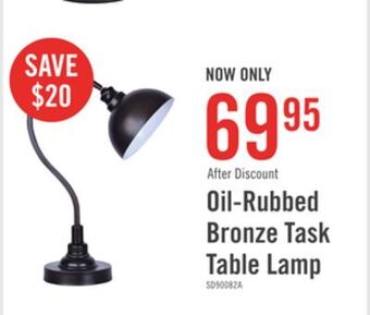 The Brick Oil-rubbed bronze desk/task lamp offer