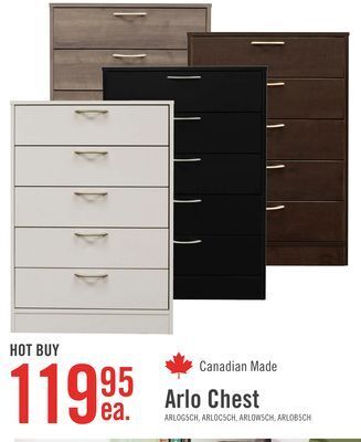 The Brick Arlo chest - grey offer