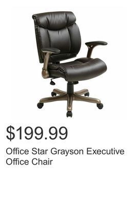 Costco Office star grayson executive office chair offer