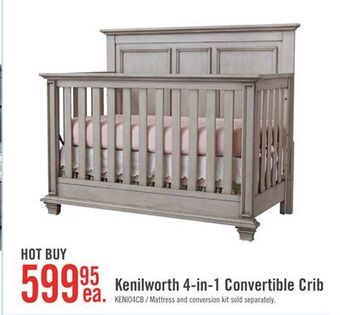The Brick Kenilworth 4-in-1 convertible crib offer
