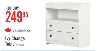 The Brick Ivy changing table offer