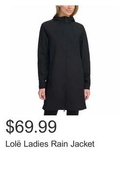 Costco Lolë ladies rain jacket offer