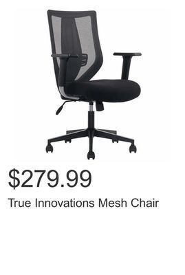 Costco True innovations mesh chair offer