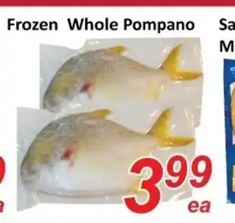 Fresh Win Foodmart Frozen whole pompano offer