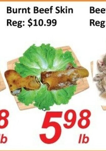 Fresh Win Foodmart Burnt beef skin offer
