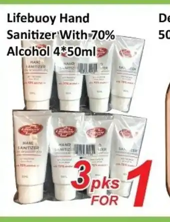 Fresh Win Foodmart Lifebuoy hand sanitizer offer