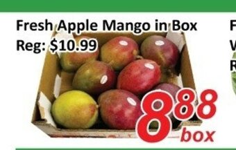Fresh Win Foodmart Fresh apple mango in box offer