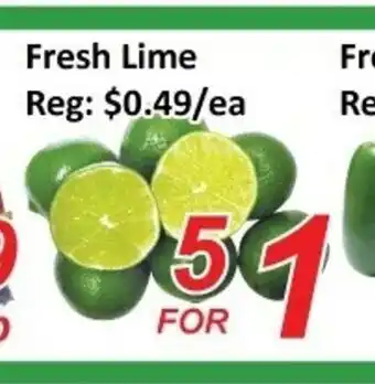 Fresh Win Foodmart Fresh lime offer