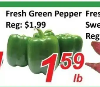 Fresh Win Foodmart Fresh green pepper offer