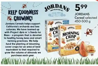 Safeway Jordans cereal offer