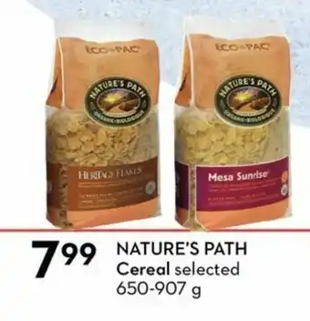 Safeway Nature's path cereal offer