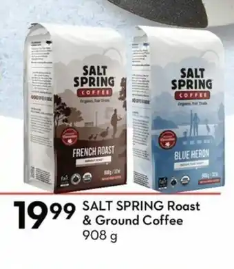 Safeway Salt spring roast & ground coffee offer