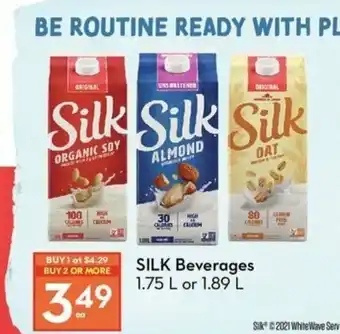 Safeway Silk beverages offer