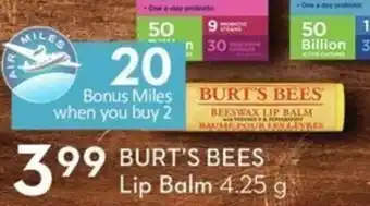 Safeway Burt's bees lip balm offer