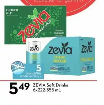 Safeway Zevia soft drinks offer