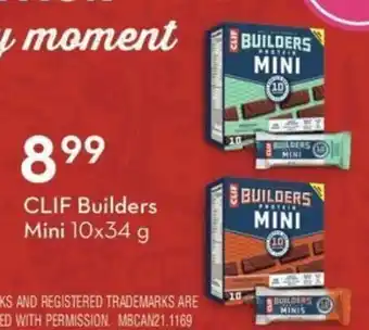 Safeway Clif builders mini offer