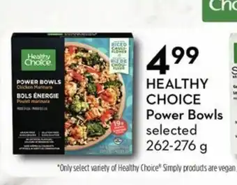Safeway Healthy choice power bowls offer