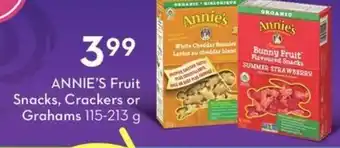 Safeway Annie's fruit snacks offer