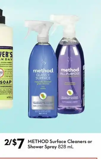 Safeway Method Surface Cleaners or Shower Spray offer