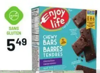 Metro Barres Collation Enjoy Life offer