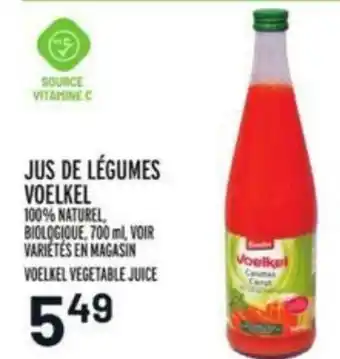 Metro Jus De Légumes Voelkel offer
