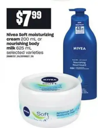 Loblaws Nivea Soft Moisturizing Cream offer