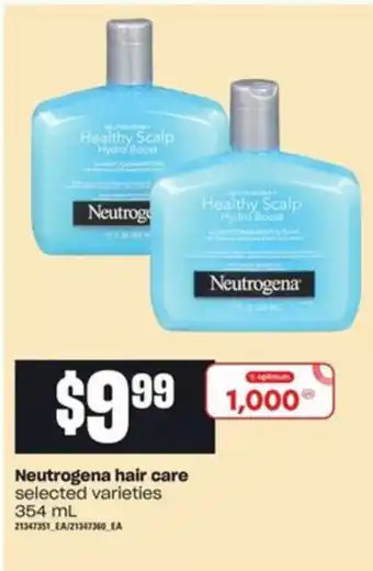 Loblaws Neutrogena Hair Care offer