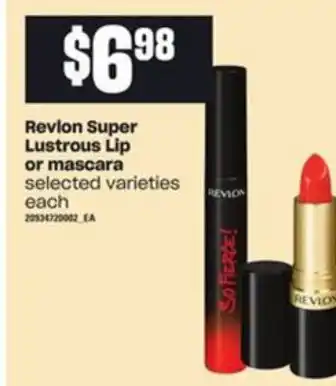 Loblaws Revlon Super Lustrous Lip or Mascara offer