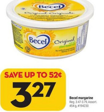 Giant Tiger Becel Margarine offer