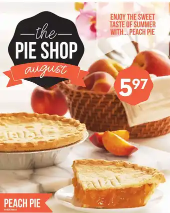 Giant Tiger Peach Pie offer