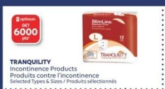 Shoppers Drug Mart TRANQUILITY Incontinence Products offer
