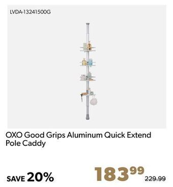 Shopper+ Oxo good grips aluminum quick extend pole caddy offer