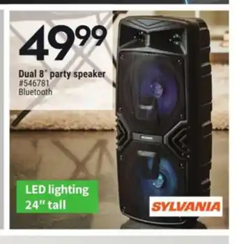Giant Tiger Dual 8" Party Speaker offer