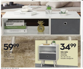 Giant Tiger Coffee Table offer