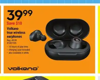 Giant Tiger Volkano True Wireless Earphones offer