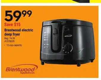 Giant Tiger Brentwood Electric Deep Fryer offer