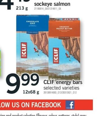 Fortinos Clif Energy Bars offer