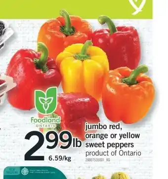 Fortinos Peppers offer